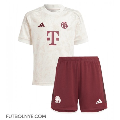 Camiseta Bayern Munich Tercera Equipación para niños 2023-24 manga corta (+ pantalones cortos)